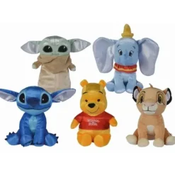 Nicotoy Peluches Super-héros Et Personnages|Peluche Disney Platinium - 25 Cm