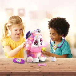 VTech Peluches Interactives|Peluche Interactive - Rainbow Mon Chiot Bobo