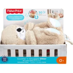 Fisher Price Peluche Interactive Ma Loutre Calins Bonne Nuit- Veilleuses