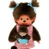 Bandai Peluches Animaux Et Autres|Peluche Kiki Monchhichi Maman Rose