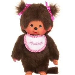 Bandai Peluches Animaux Et Autres|Peluche Monchhichi Fille Rose