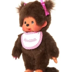 Bandai Peluches Animaux Et Autres|Peluche Monchhichi Fille Rose