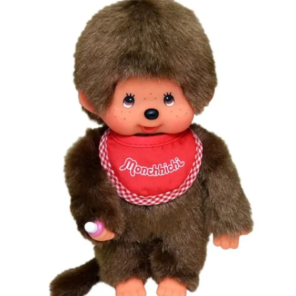 Bandai Peluches Animaux Et Autres|Peluche Monchhichi Garcon Rouge