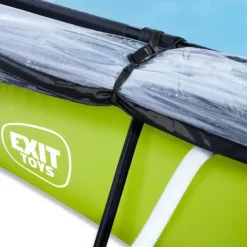 Exit Toys Piscine Lime 220 X 150 X 65 Avec Pompe Filtrante Et Dome- Bouées Jeux Gonflables Et Piscines