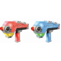 Lansay Pistolet Laser Double Blaster Evolution- Nerf Et Jeux De Tirs