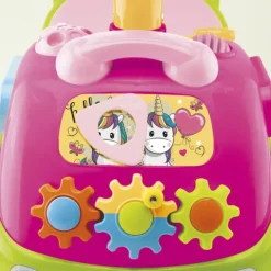 Baby Smile Porteur Electronique Rose- Porteurs & Jouets À Bascules