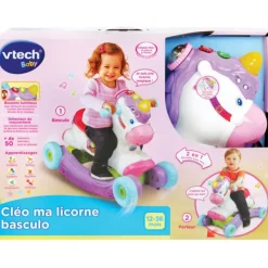 VTech Porteur Ma Licorne Basculo- Porteurs & Jouets À Bascules
