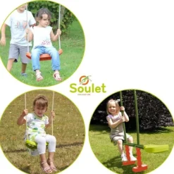 Soulet Portique En Bois Pacco- Balancoires Et Portiques