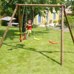 Soulet Portique En Bois Pacco- Balancoires Et Portiques