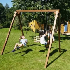 Soulet Portique En Bois Pierre- Balancoires Et Portiques