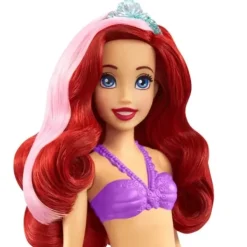 Mattel Poupées|Poupee Ariel Cheveux Fabuleux - Disney Princesses