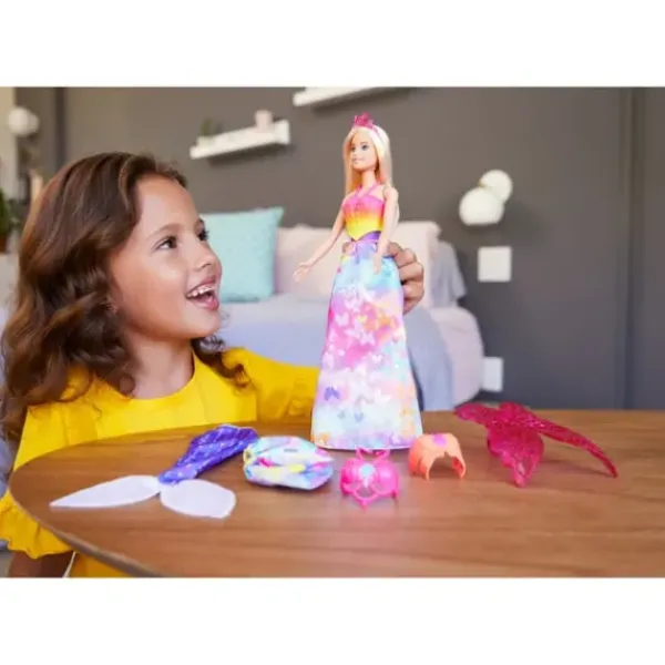 Mattel Barbie Et Poupées Mannequin|Poupee Barbie Dreamtopia Et Ses 3 Tenues