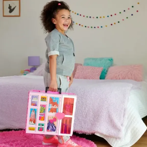 Mattel Barbie Et Poupées Mannequin|Poupee Barbie Et Coffret Dressing Deluxe