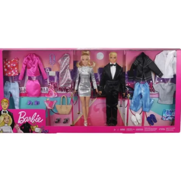 Mattel Barbie Et Poupées Mannequin|Poupee Barbie Et Ken Tenues De Soiree