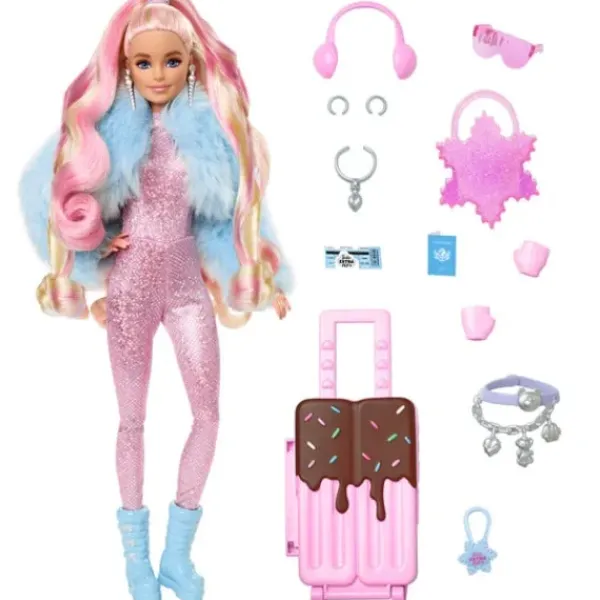 Mattel Barbie Et Poupées Mannequin|Poupee Barbie Extra Neige