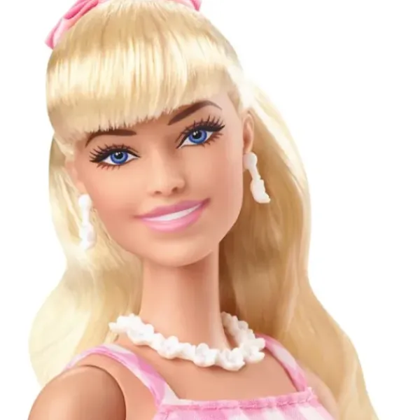 Mattel Barbie Et Poupées Mannequin|Poupee Barbie Le Film - Barbie Robe Vichy Rose