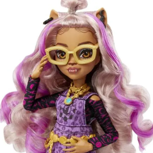 Mattel Poupées|Poupee Clawdeen Wolf Et Son Animal De Compagnie - Monster High