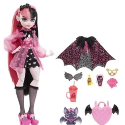 Mattel Poupées|Poupee Draculaura Et Son Animal De Compagnie - Monster High