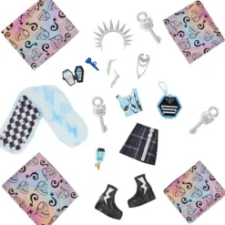 Mattel Poupées|Poupee Frankie Stein Et Son Casier Secret - Monster High