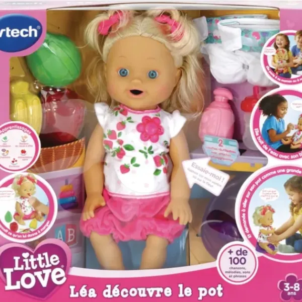 VTech Poupons Interactifs|Poupee Lea Découvre Le Pot - Little Love