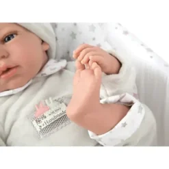 LOVE BEBE Poupons|Poupon Qui Pleure Gabriel Avec Couffin 40 Cm