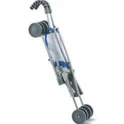 Corolle Poussettes Poupons|Poussette Canne Bleue Pour Poupons De 36 A 42 Cm