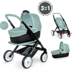 Smoby Poussettes Poupons|Poussette Landau Combi Sauge