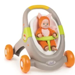 Smoby Poussettes Poupons|Poussette Minikiss Baby Walker 3 En 1