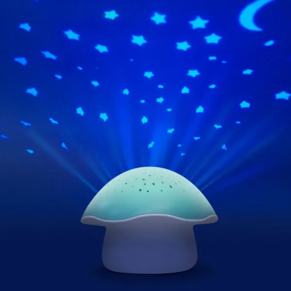 Pabobo Projecteur Champignon Bleu- Veilleuses