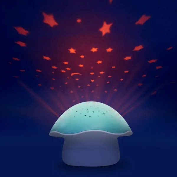 Pabobo Projecteur Champignon Bleu- Veilleuses
