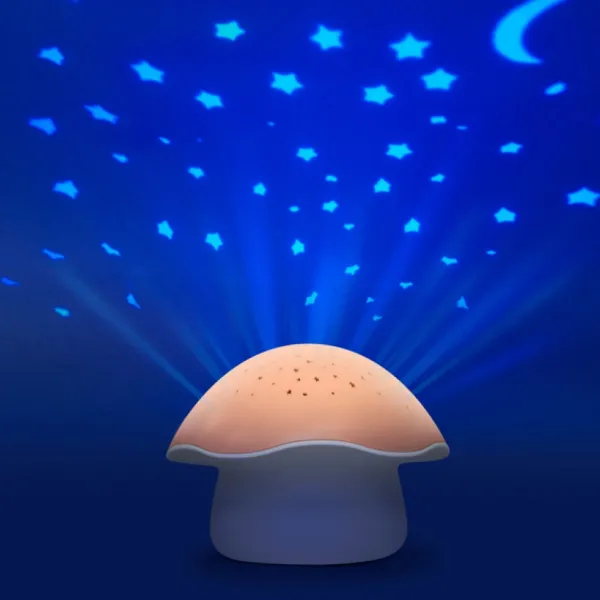 Pabobo Projecteur Champignon Rose- Veilleuses