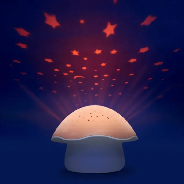 Pabobo Projecteur Champignon Rose- Veilleuses