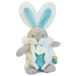 Doudou Et Compagnie Protege Carnet De Sante Et Doudou Sucre Amande- Coffret Cadeaux, Naissance