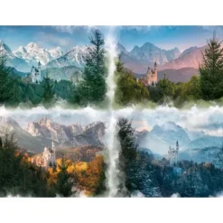 Ravensburger Puzzles Adultes|Puzzle 18 000 Pieces - Un Chateau Au Fil Des Saisons