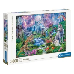 Clementoni Puzzles Adultes|Puzzle 3000 Pieces - Moonlit Wild