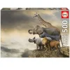 Educa Puzzles Adultes|Puzzle 500 Pieces Animaux Au Bord De La Falaise