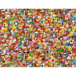 Clementoni Puzzles Adultes|Puzzle 1000 Pieces Impossible Emoji