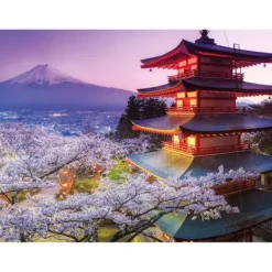 Educa Puzzles Adultes|Puzzle 2000 Pieces Mont Fuji Japon