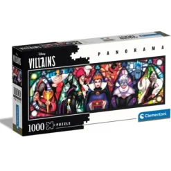 Clementoni Puzzle 500 À 1000 Pièces|Puzzle 1000 Pieces Panorama - Disney Vilains