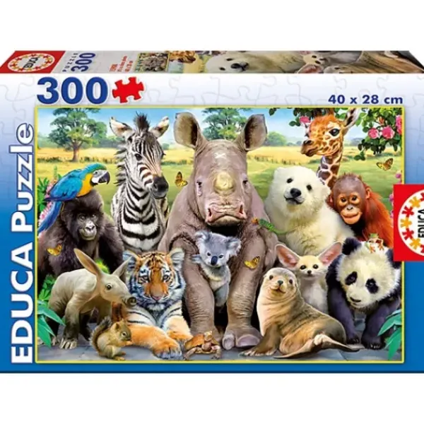 Educa Puzzles Enfants De 250 À 1000 Pièces|Puzzle 300 Pieces Photo De Classe Animaux