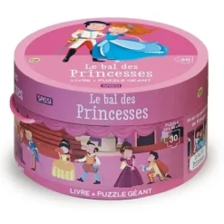 Sassi Junior Puzzles Enfants De 50 À 249 Pièces|Puzzle Avec Livre Le Bal Des Princesses