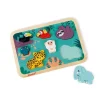Janod Puzzle Bébé / Enfant|Puzzle Chunky En Bois - La Jungle - Partenariat Wwf®
