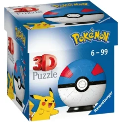 Ravensburger Puzzles 3D|Puzzle 3D - Poke Ball Pokemon