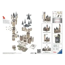 Ravensburger Puzzles 3D|Puzzle 3D Chateau De Poudlard - La Tour D'Astronomie Harry Potter