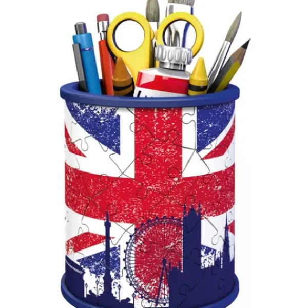 Ravensburger Puzzles 3D|Puzzle 3D Pot A Crayons Union Jack 54 Pieces