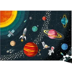 Janod Puzzles Enfants De 50 À 249 Pièces|Puzzle Educatif - Le Systeme Solaire 100 Pieces