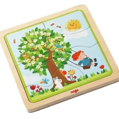 Haba Puzzles Bois|Puzzle En Bois Ma Saison Preferee