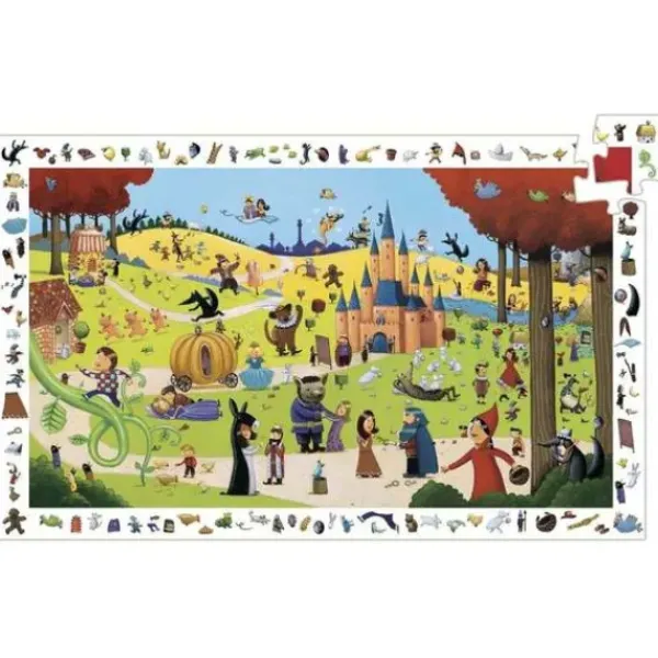 Djeco Puzzles Enfants De 50 À 249 Pièces|Puzzle Observation 54 Pieces Les Contes