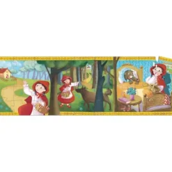 Djeco Puzzle Bébé / Enfant|Puzzle Silhouette Petit Chaperon Rouge 36 Pieces
