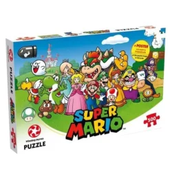 Winning Moves Puzzle 500 À 1000 Pièces|Puzzle Super Mario Et Ses Amis 500 Pieces